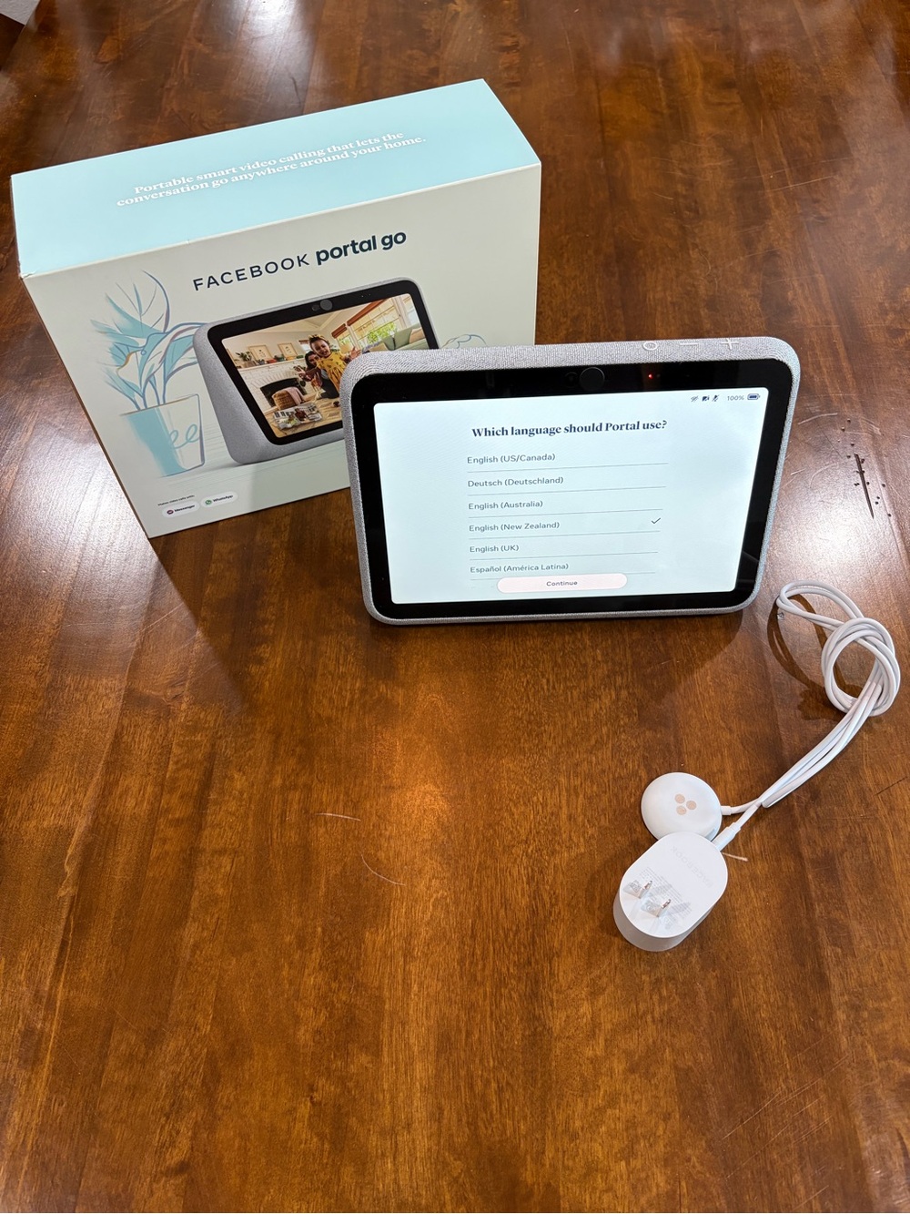 Facebook Portal Go Portable Smart Display - White